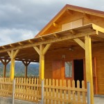 Villa con mansarda e veranda