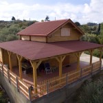 Villa con mansarda e verana