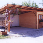 tettoia 2 posti con garge